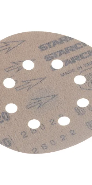 Диск шлифовальный Starcke d125 мм P320 на липучку перфорированный (5 шт.)