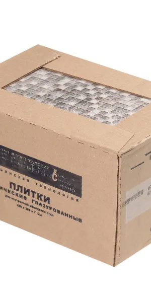 Плитка облицовочная Axima Мерида мозаика серая 300x200x7 мм (24 шт.=1,44 кв.м)