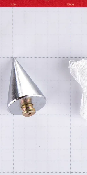 Hesler conical plumb bob, 100 g