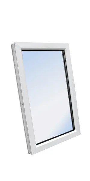 Plastic window VEKA WHS Halo 60 1160x800 mm 1 fixed sash single-chamber