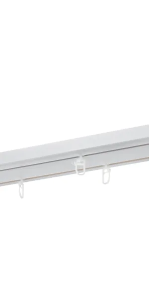 Plastic double-row ceiling cornice 160 cm white