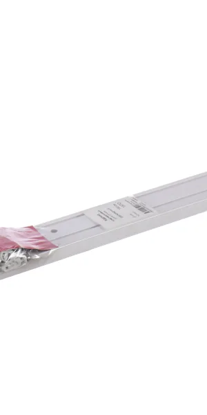 Plastic double-row ceiling cornice 160 cm white