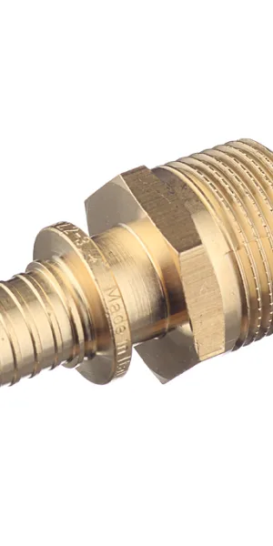 Соединитель прямой Stout 16 мм х 3/4 НР(ш) латунный (SFA-0001-001634)