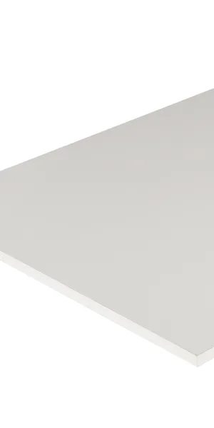 Laminated chipboard furniture panel 1200x600x16 mm white