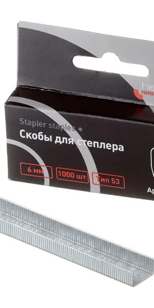 Скобы для степлера Hesler тип 53 6 мм (1000 шт.)