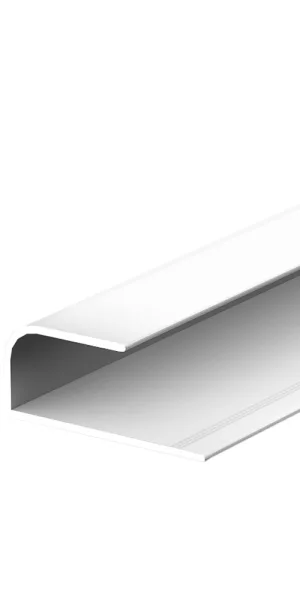 Starter profile for PVC panels 8x3000 mm white