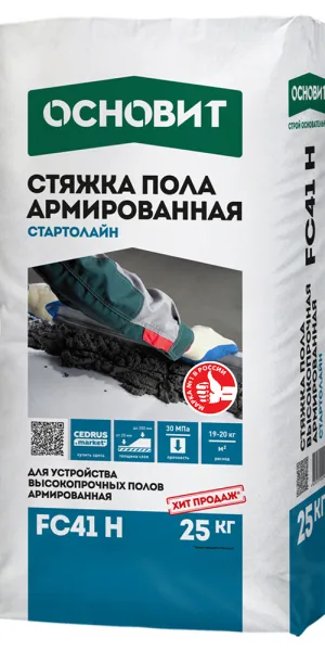 Leveling compound (floor screed) primary Osnovit Startoline FC41H 25 kg