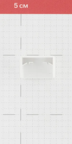 End cap for cable channel DKC 25x17 mm white (00578)