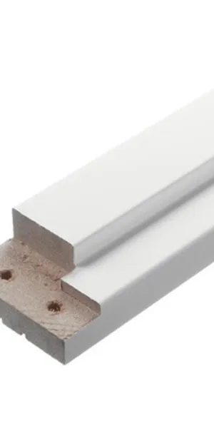 Door frame 70x34x2070 mm (720 mm) white finish film with hinges (2.5 pcs.)