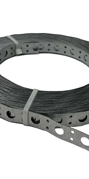 Лента крепежная перфорированная прямая 17х0,5 мм 25 м