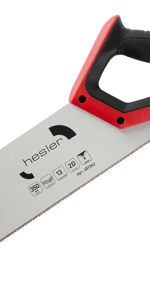 Hesler 木工锯，用于胶合板，350 毫米，13 TPI 细齿
