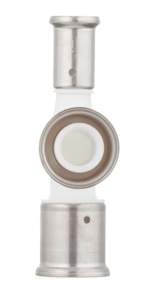 Henco Tee (11PKW-262616) 26 (press) x 26 (press) x 16 (press) PVDF White