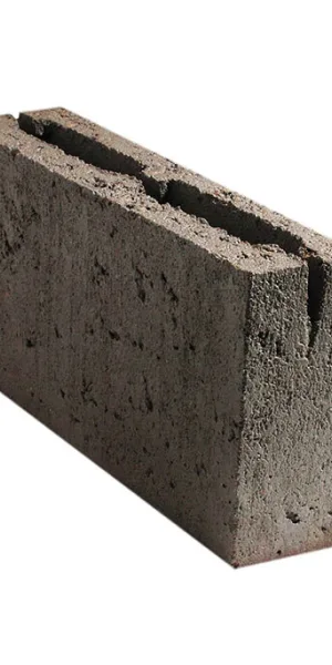Lightweight expanded clay concrete block partition hollow PKTs 90x188x390 mm