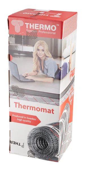 Теплый пол нагревательный мат Thermo Thermomat 9 кв.м 180 (1640) Вт