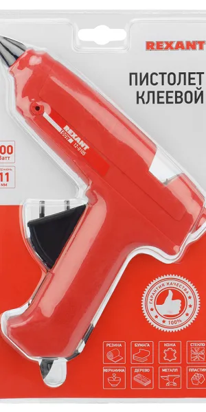 Пистолет клеевой электрический Rexant 100 Вт (12-0105)