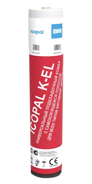 Underlayment carpet for flexible shingles Icopal K-EL 15 sq.m