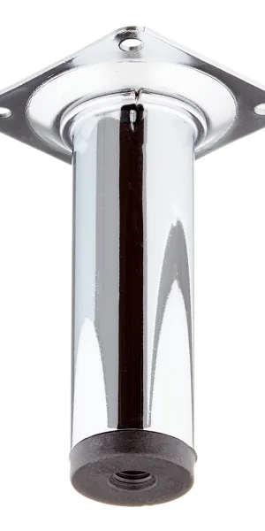Steel furniture leg 30x100 mm chrome (1 pc.)