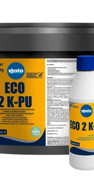 Kesto Eco 2 K-PU two-component polyurethane parquet adhesive 5.45 kg + 0.55 kg