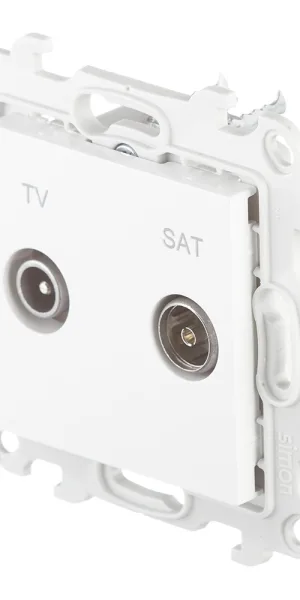 Simon 24 Harmonie recessed TV socket white TV/SAT (2410487-030)