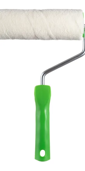 Velour roller, 180 mm, 8 mm rod, 50 mm diameter, 4 mm pile, for alkyd base, with Wenzo Siena handle
