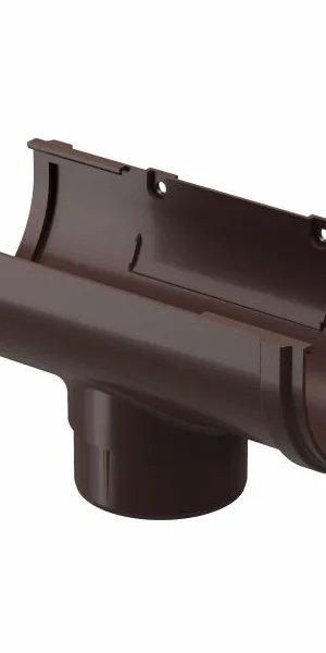 Docke Premium gutter funnel, plastic, d120-85 mm, bitter chocolate RAL 8019