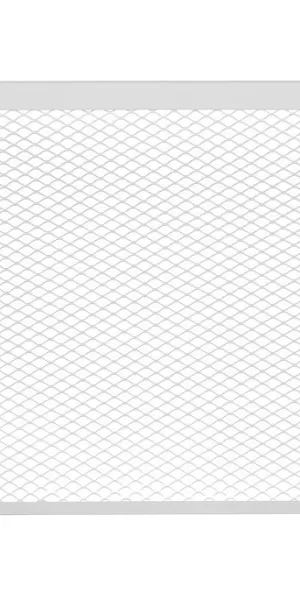 Evecs DMER decorative metal screen 610x690 mm white 7-section