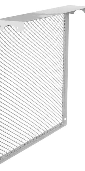 Evecs DMER decorative metal screen 610x690 mm white 7-section