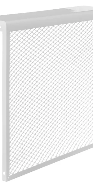 Evecs DMER decorative metal screen 610x690 mm white 7-section