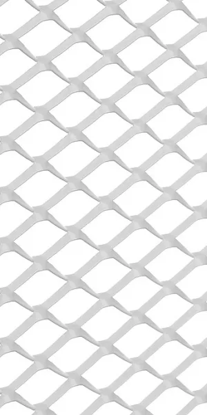 Evecs DMER decorative metal screen 610x690 mm white 7-section