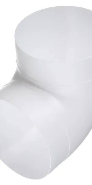 Era plastic elbow for round ducts d125 mm 90°