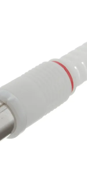 Proconnect 电视连接器，插座，无焊，白色