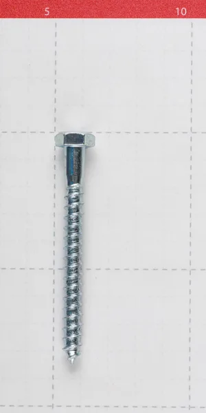 Plumbing bolt 8x80 mm DIN 571 galvanized (2 pcs.)