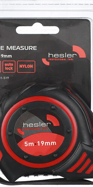 Tape measure Hesler with auto-stop magnetic 5 m x 19 mm