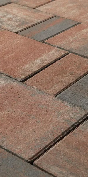 Плитка тротуарная разноразмерная Старый город Ландхаус 2.0 color mix Койот Braer (12,9 кв.м)