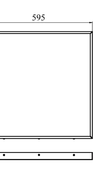 Светильник светодиодный для потолка армстронг Svet ДВО/ДПО-36 6000К 36 Вт IP40 белый призма (1704-10030)