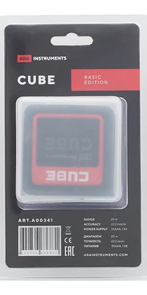 Уровень лазерный Ada Cube Basic Edition (А00341)