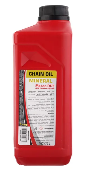 Масло для смазки цепи DDE минеральное 1 л (M-CHO)