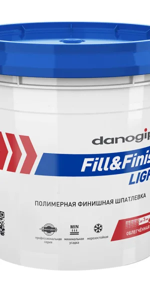 Шпатлевка Danogips Fill&Finish Light универсальная облегченная 17 л/20,9 кг