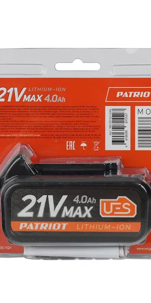 Аккумулятор Patriot PB BR 21V 21В 4Ач Li-Ion (180301121)