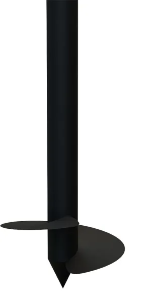 Свая-стойка винтовая d51х1700 мм (50х50х200 мм/ d51х1500 мм)