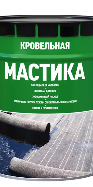 Мастика битумная кровельная 19 кг/21,5 л
