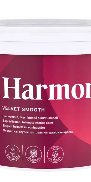 Краска моющаяся Tikkurila/Tikkivala Harmony Velure база С бесцветная 2,7 л