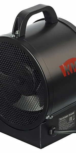 Пушка тепловая электрическая 2 кВт КМ HF2000A прямого нагрева