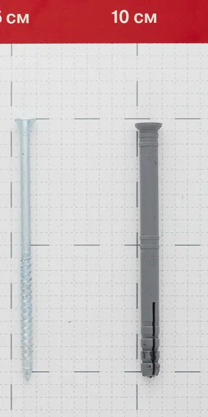 Дюбель-гвоздь 8x100 мм потайная манжета полипропилен (40 шт.)