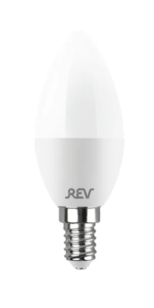 Лампа светодиодная Rev E14  4000К 7 Вт 220 В свеча матовая