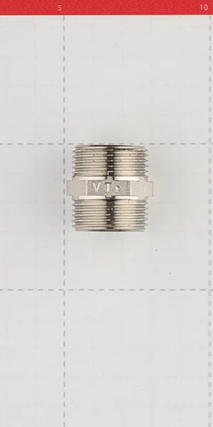 Ниппель Valtec 3/4 НР(ш) х 3/4 НР(ш) латунный (VTr.582.N.0005)