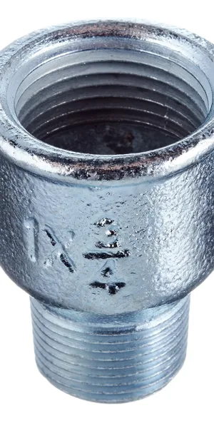 Муфта переходная Gebo Platinum (246-26V) 1 ВР(г) х 3/4 НР(ш) чугунная оцинкованная