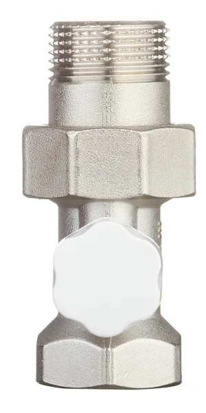 Клапан запорный Stout 3/4 НР(ш) х 3/4 ВР(г) для радиатора (SVL 1176 000020)