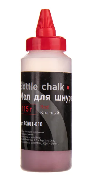 Мел для шнура 115 г красный Hesler