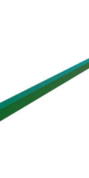 Столб для забора 50х50х1,5 мм 3 м зеленый RAL 6005